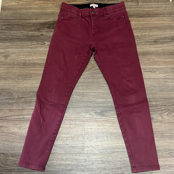 Juicy Couture maroon pants/ 8 / Stretchy - Picture 2 of 8